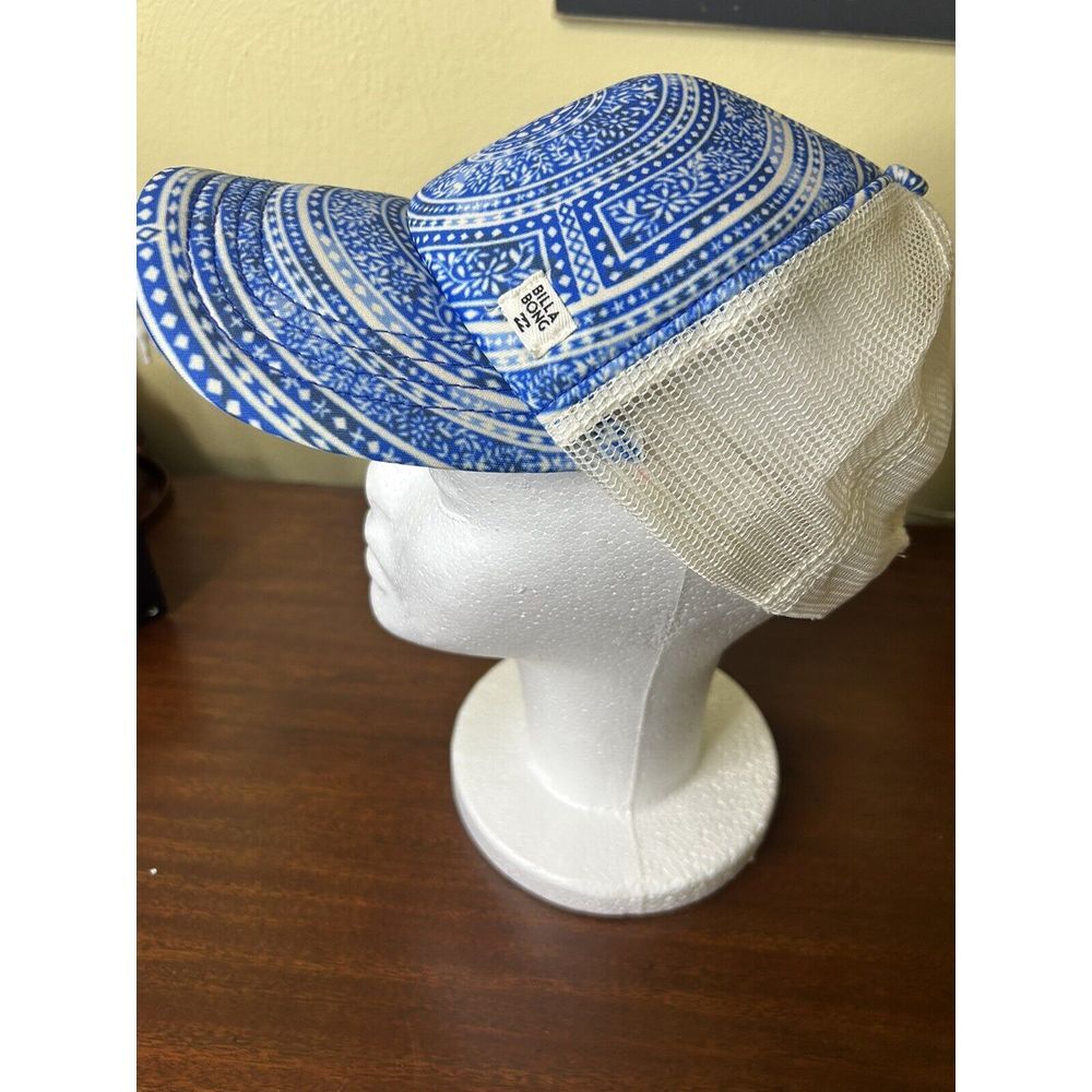 Blue Patterned Men's Cap - Picture 3 of 6